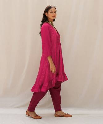 Sandhya Magenta Kurti Set 5