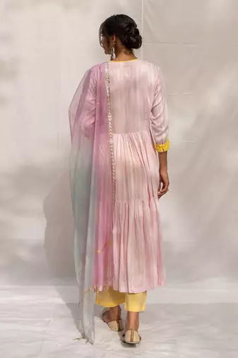 Gulabi Pink Anarkali Set