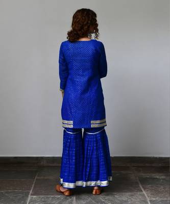 Neel Blue Sharara Set 5