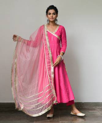 Rani Pink Angrakha Set 1