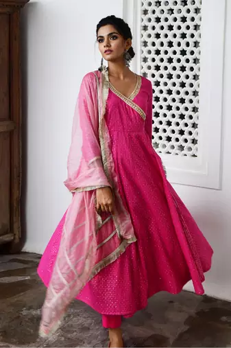 Rani Pink Angrakha Set