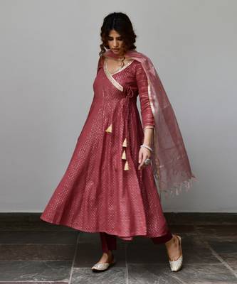 Maati Brown Angrakha Set 2