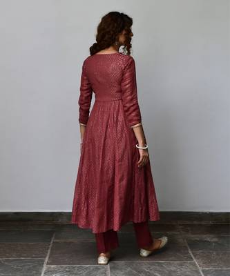 Maati Brown Angrakha Set 5
