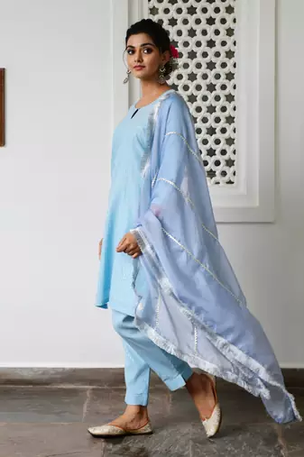 Ambar Blue Kurta Set