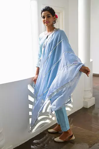 Ambar Blue Kurta Set