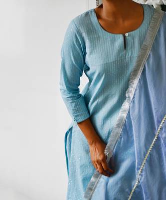 Ambar Blue Kurta Set 5
