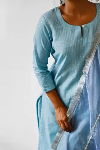 Ambar Blue Kurta Set