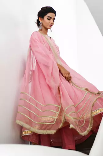 Gulab Anarkali Set