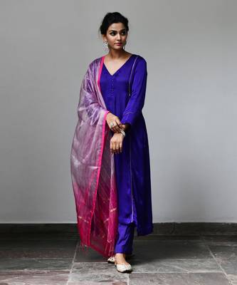 Jamuun Purple Kurta Set 1