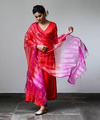 Ruby Red Kurta Set 2