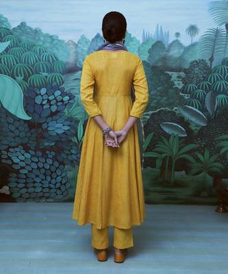 Sitara Mustard Anarkali Set 6