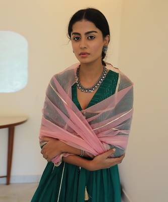 Trisha Green Anarkali Set 3
