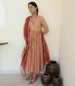 Gauri Pink Anarkali Set