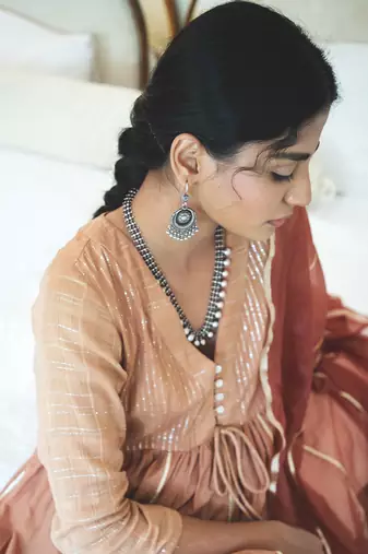 Gauri Pink Anarkali Set