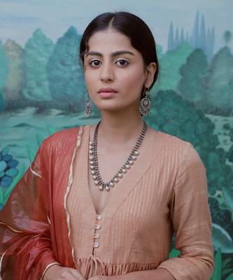 Gauri Pink Anarkali Set 4