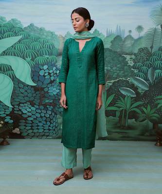 Nargis Green Kurti Set 4