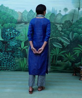 Nirjara Blue Kurti Set 3