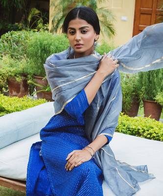 Nirjara Blue Kurti Set 4
