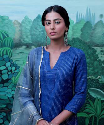 Nirjara Blue Kurti Set 5