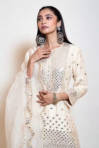 Ivory Sharara Set