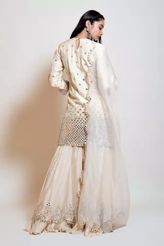 Ivory Sharara Set