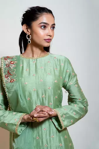 Pista Green Suit Set