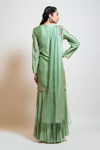 Pista Green Suit Set