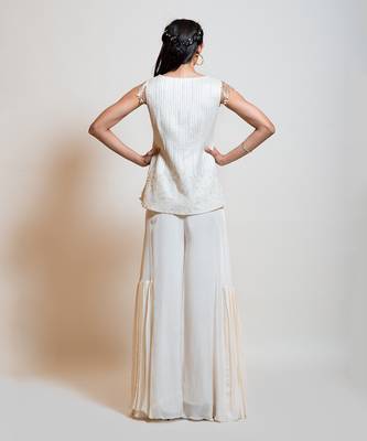 Pearl White Waistcoat Set 5