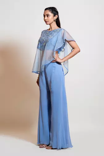 Light Blue Cape Set