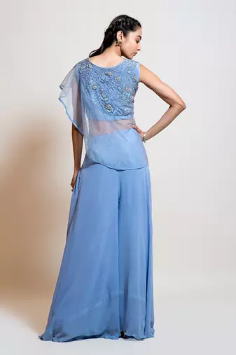 Light Blue Cape Set