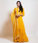 Bright Yellow Kurta Set