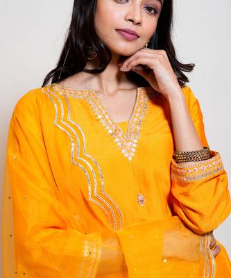 Light Orange Sharara Set 3