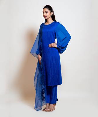 Electric Blue Suit Set 2