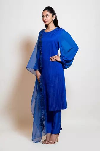 Electric Blue Suit Set