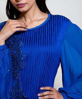 Electric Blue Suit Set 3