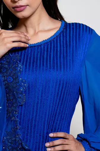 Electric Blue Suit Set