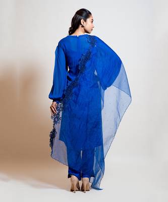 Electric Blue Suit Set 4