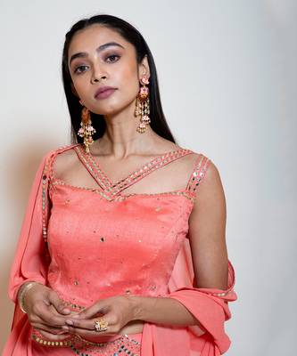 Peach Lehenga Set 3