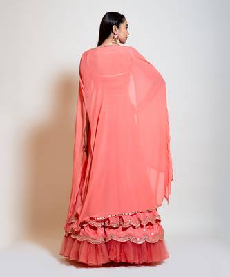Peach Lehenga Set 4