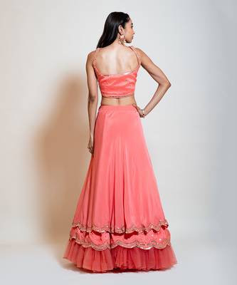 Peach Lehenga Set 5