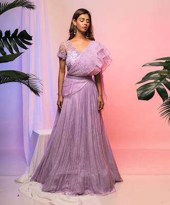 Lavender Lehenga Set 1