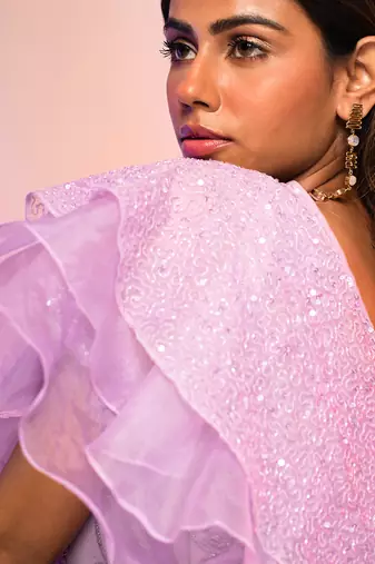 Lavender Lehenga Set