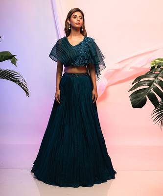 Midnight Wings Lehenga Set 1