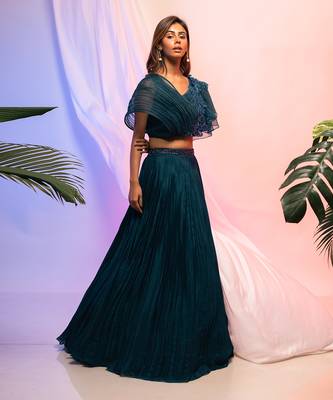 Midnight Wings Lehenga Set 2