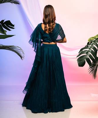 Midnight Wings Lehenga Set 3