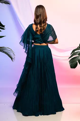 Midnight Wings Lehenga Set
