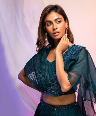 Midnight Wings Lehenga Set 4