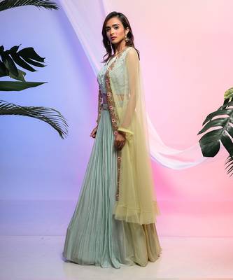 Lucid Cape Lehenga Set 2