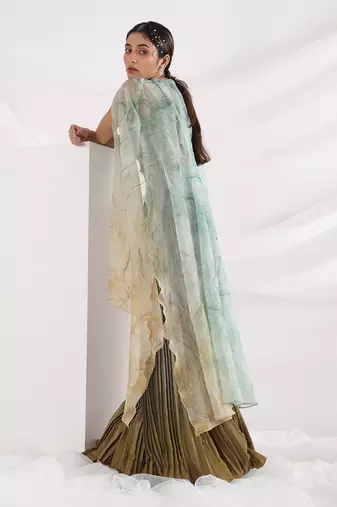 Marbellous Cape Skirt Set