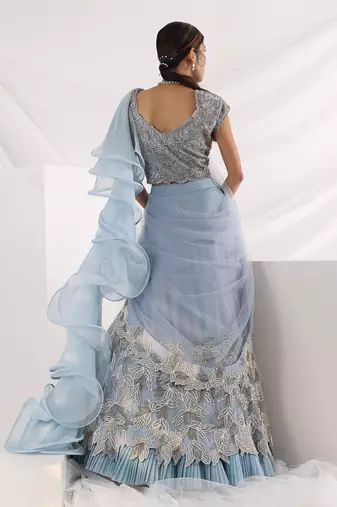 Trail In The Sky Lehenga Set